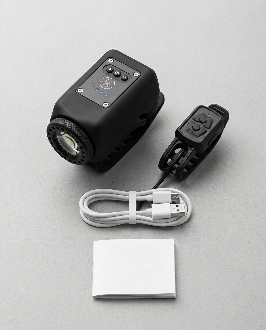 StreetGuard Cycle Beacon | 110dB Horn & COB Headlight in One