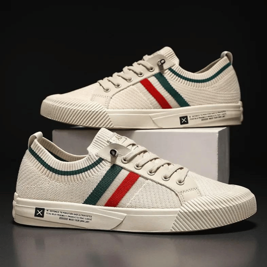 Avero | Åndbare Herresneakers med Letvægts Komfort og Fleksibel Sål til Hverdag | Sko Herre