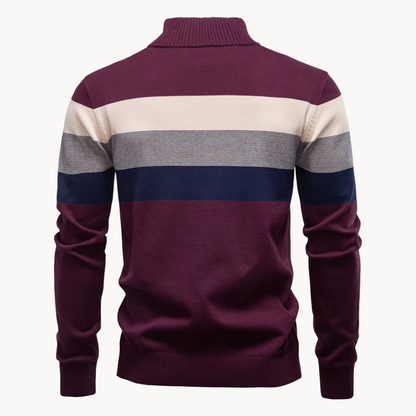 Duval Paris™ | Pull à fermeture éclair quart de longueur Burk