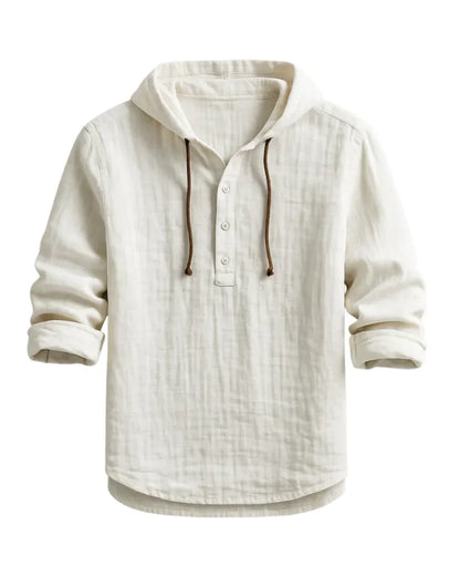 Camiseta hombre con capucha algodón transpirable – estilo moderno uso diario