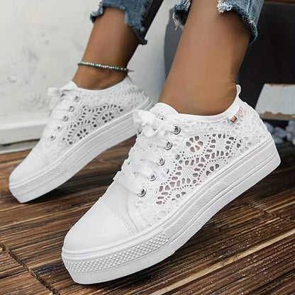 Lily – Baskets à plateforme tendance avec semelle légère et design bas classique