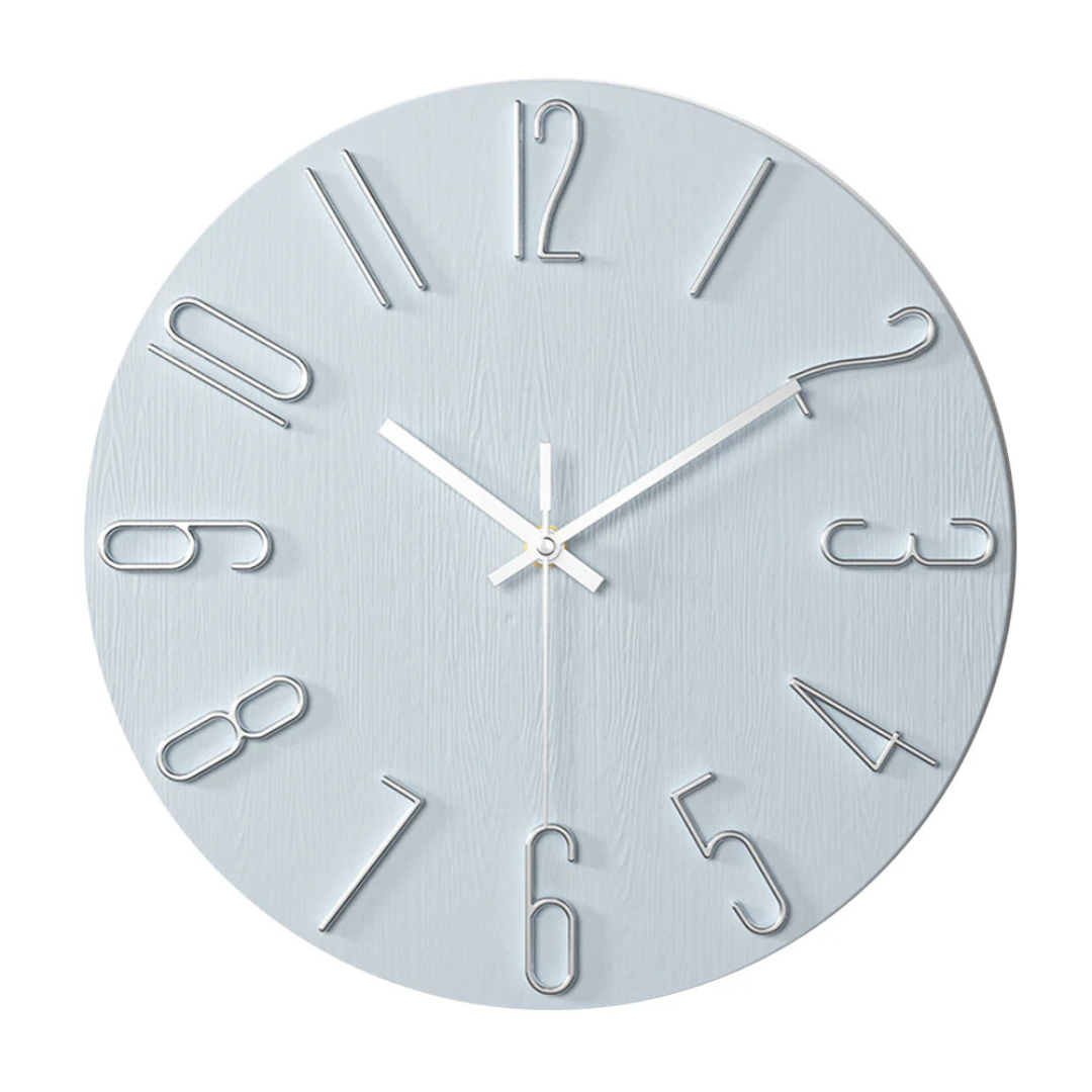 Wall Clock – Minimalist Modern Design with Silent Quartz Movement for Stylish Interiors