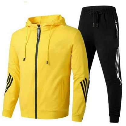 Branson | Men modern Streetwear bluza z kapturem set