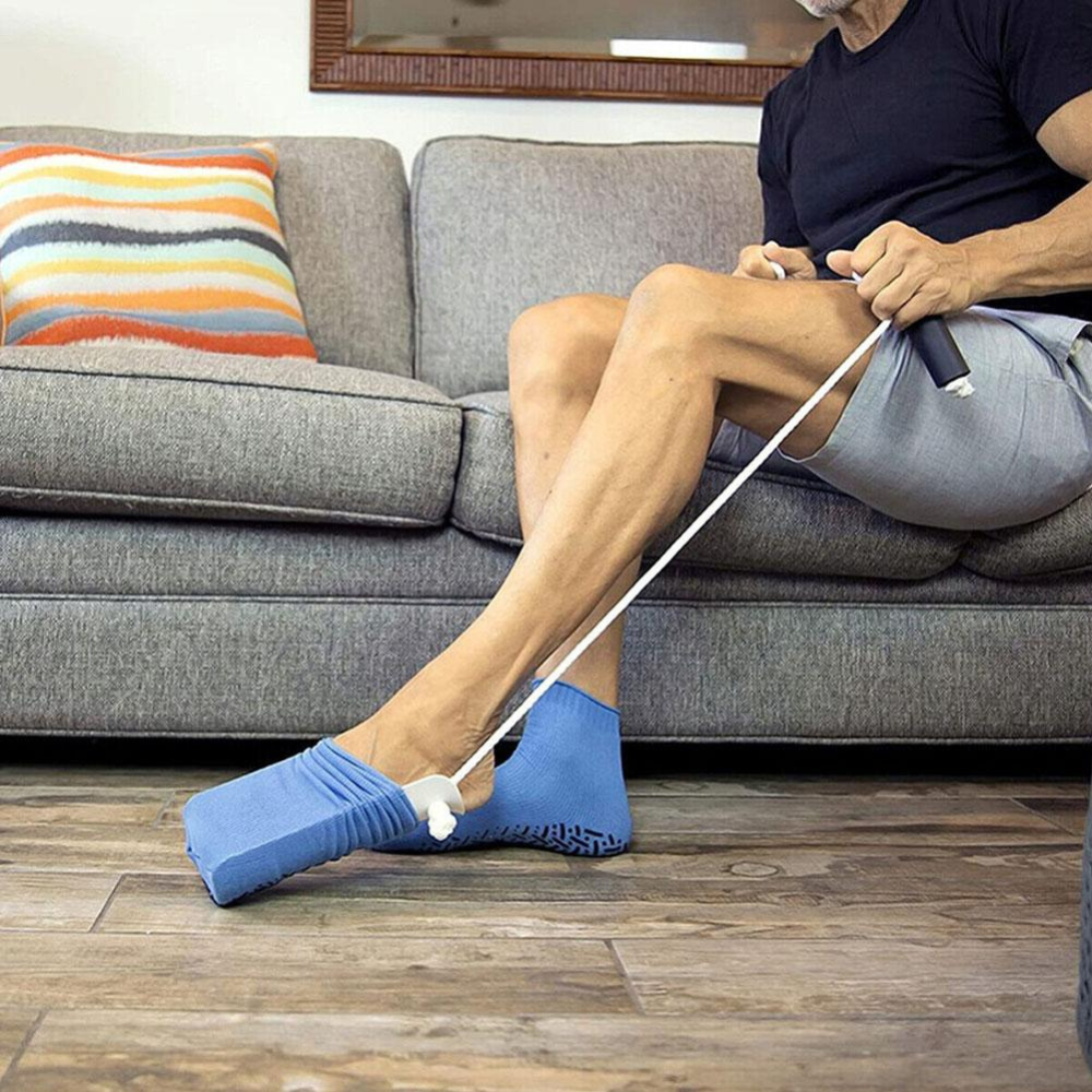 Sock Aid for Seniors and Disabled - No Bend Design