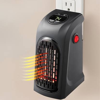Electric Fan Heater with Thermostat – Compact and Plug-In Design