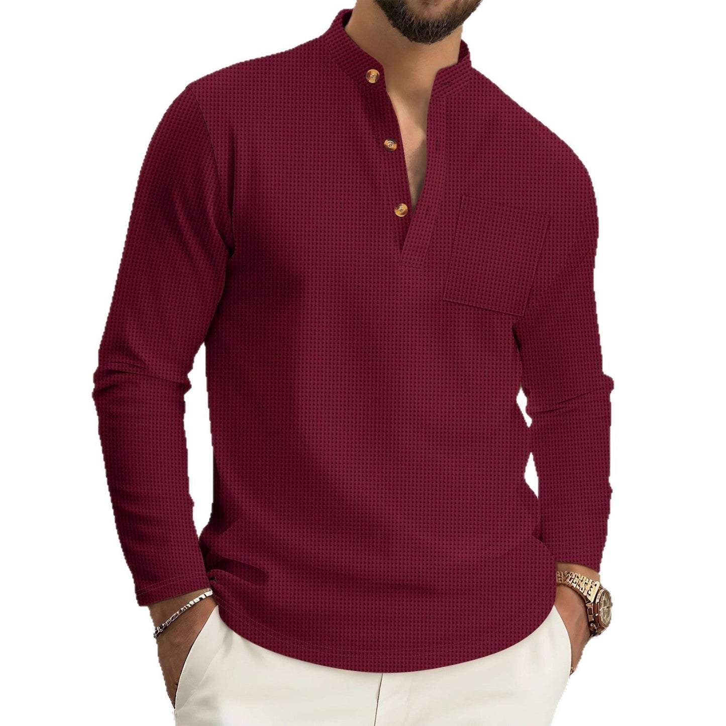 Zerox | Herren-Hemd mit Knopfleiste