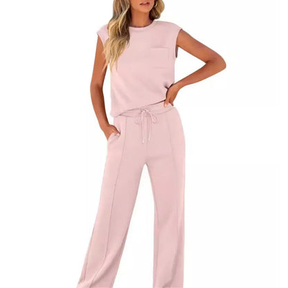 KAIYA™ + Lässiger Sommerweicher Lounge Co-Ord