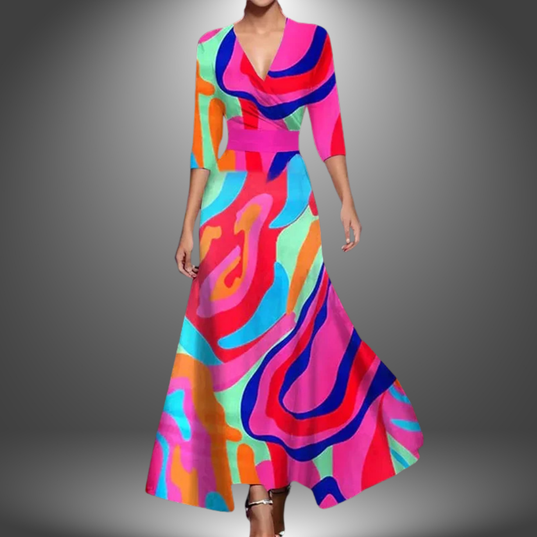 Zora - Elegante vestido de noche con encanto floral
