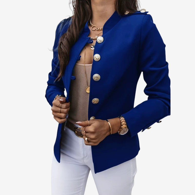 Alana - Long sleeve jacket with button closure
