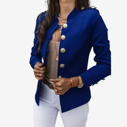 Alana - Long sleeve jacket with button closure