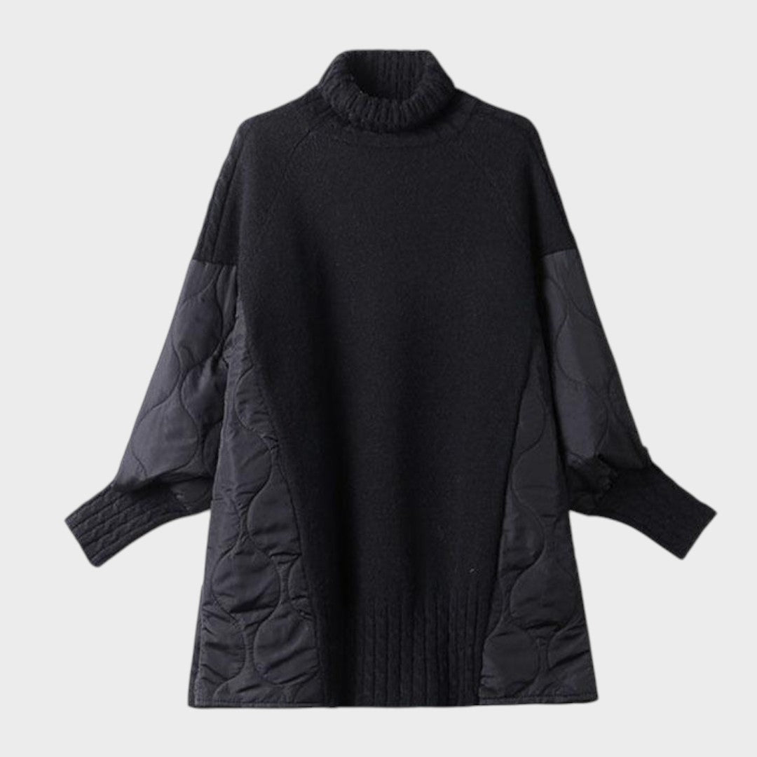 Iulia | Pulover oversize cu guler înalt