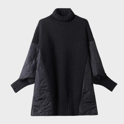 Iulia | Pulover oversize cu guler înalt