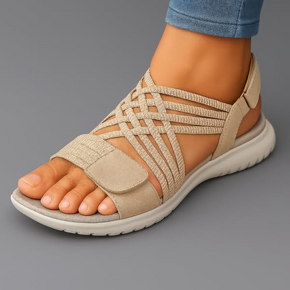 Blyssara - Dames Sandalen Comfortabel Licht Elastische Bandjes Dagelijks Ondersteuning