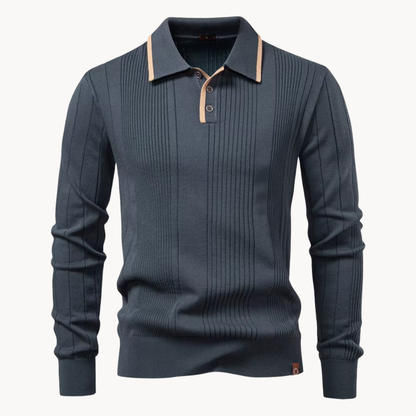 Fletcher Knit Button Polo
