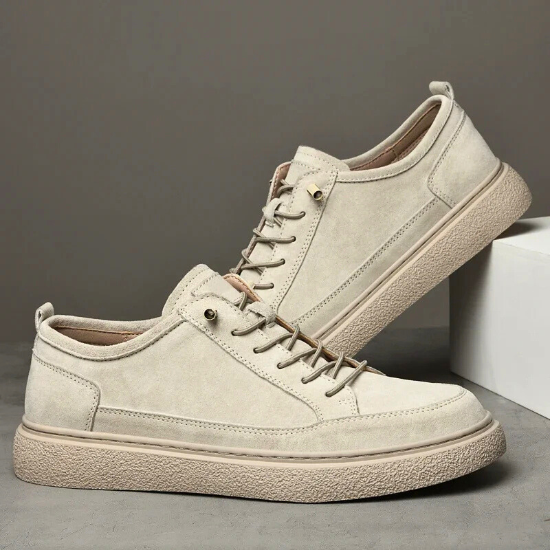 Suede Sneakers - Premium Soft Suede Trainers for Everyday Style