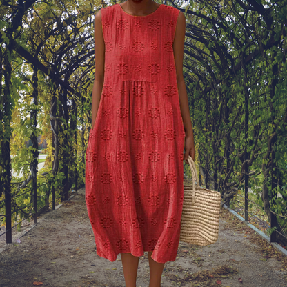 Linda – Sleeveless Flowing Midi Dress