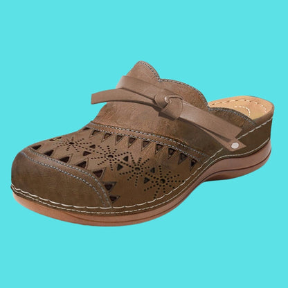 Nichella – Elegantní ploché muly s mašlí