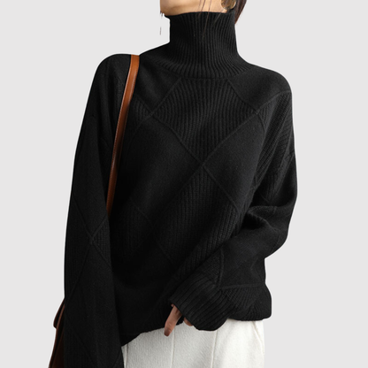 Amelia – Elegancki sweter z golfem