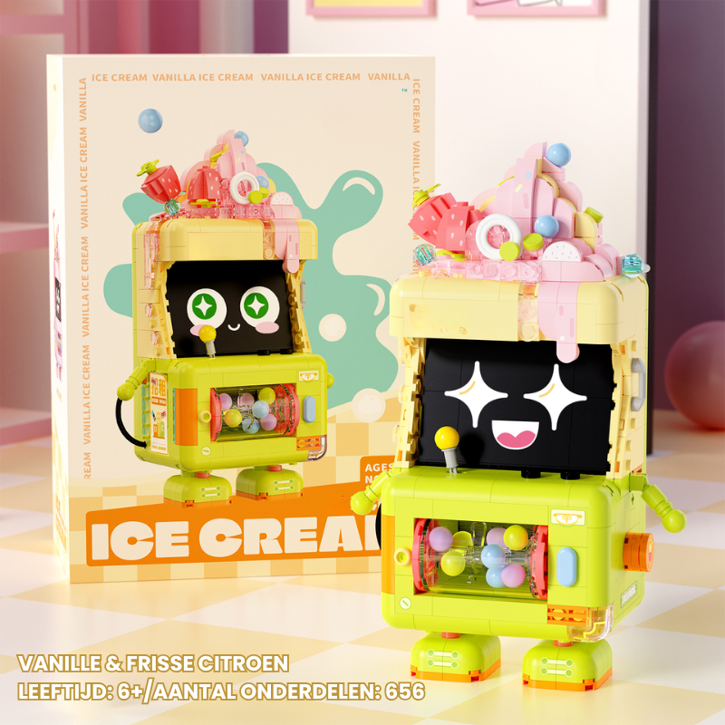 SweetTwist – IJsjesmachine Bouwset – Kleine Bouwblokjes
