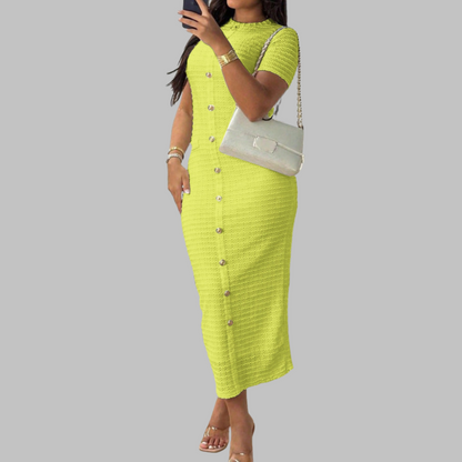 RACHEL - Elegant Round Neck Dress