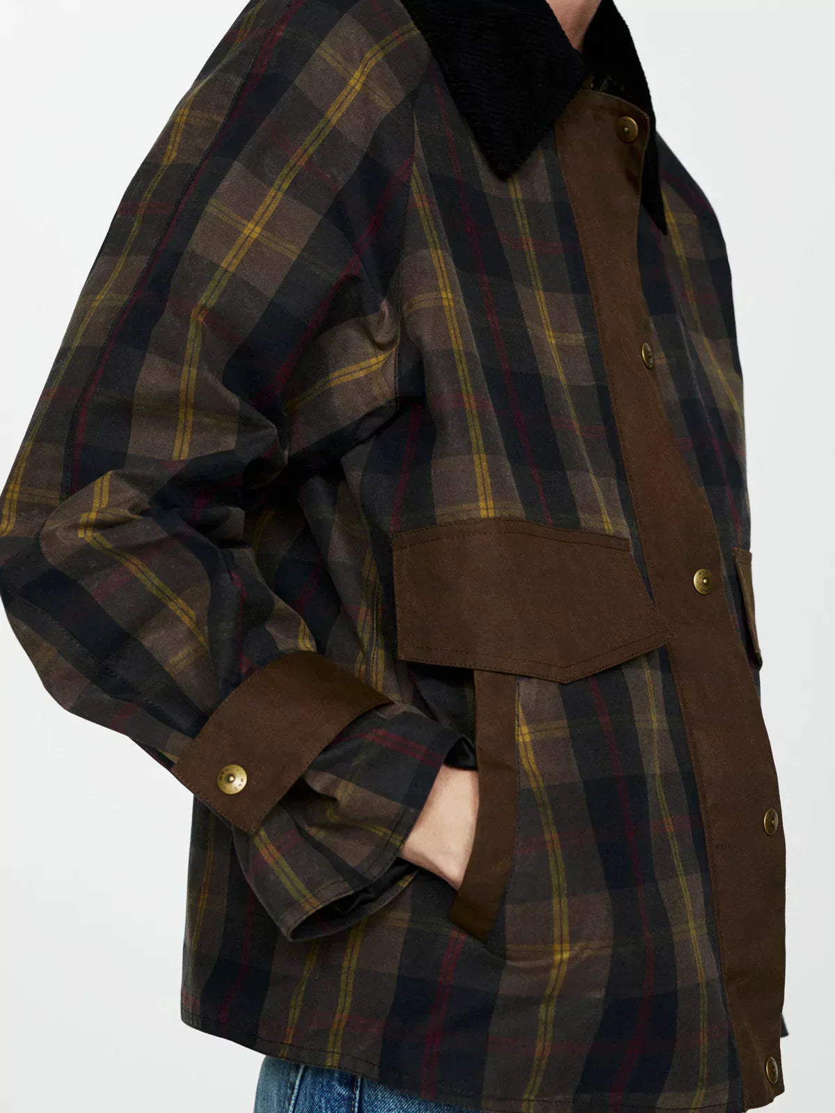 Alison – Women’s Plaid Zip-Up Winter Coat