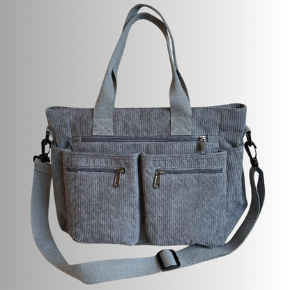 Urban Cord Tote | Schultertasche