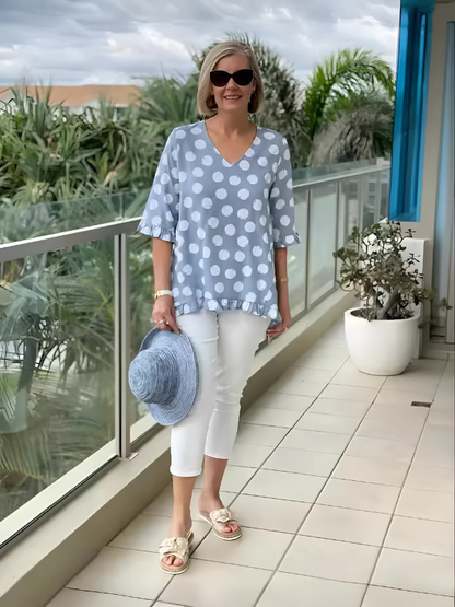Dulce - Vintage trykket topp