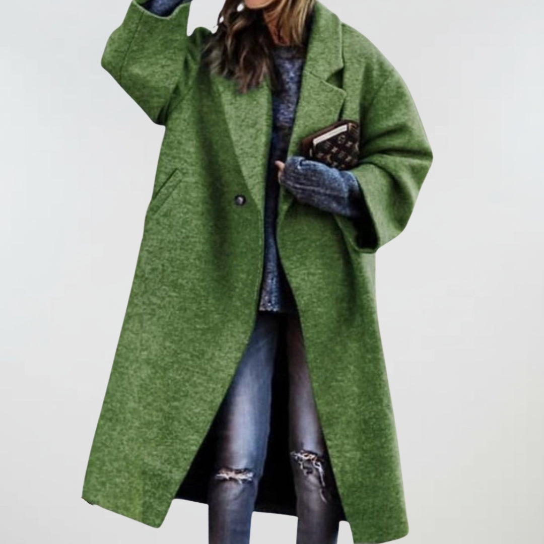 Linda Oversized Plaid Coat