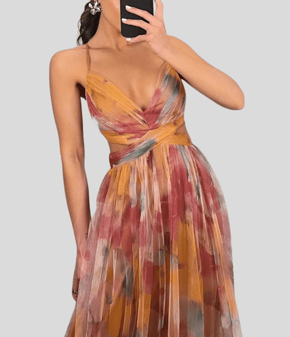 Carola - Charming Floral Maxi Dress