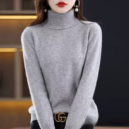 Kiara - Long sleeve sweater with turtleneck