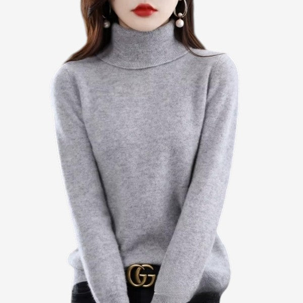 Kiara - Long sleeve sweater with turtleneck