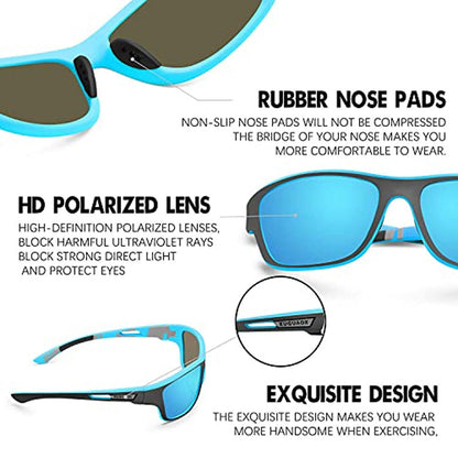 Polarisierte Sportsonnenbrille mit UV400-Schutz