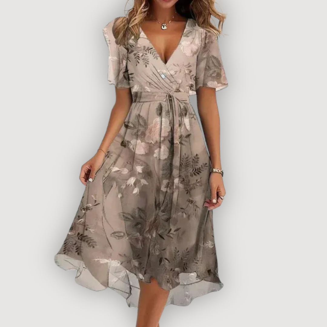 ISLA – Floral Midi Dress