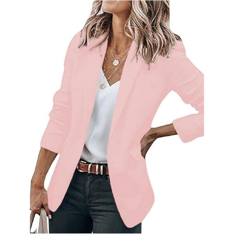 Ava – Blazer élégant sur mesure à manches longues et fermeture à un seul bouton