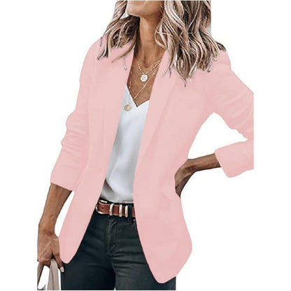 Ava – Blazer élégant sur mesure à manches longues et fermeture à un seul bouton