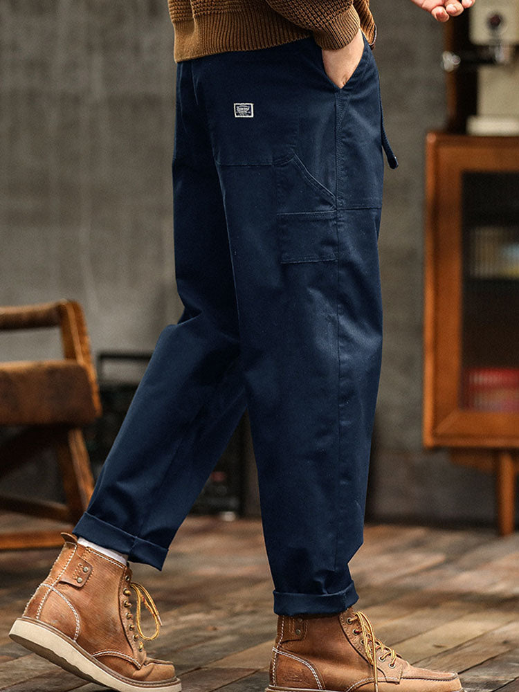 Kaj - Vintage-inspirerede casual utility-bukser