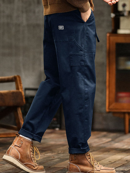 Kaj - Vintage-inspirerede casual utility-bukser