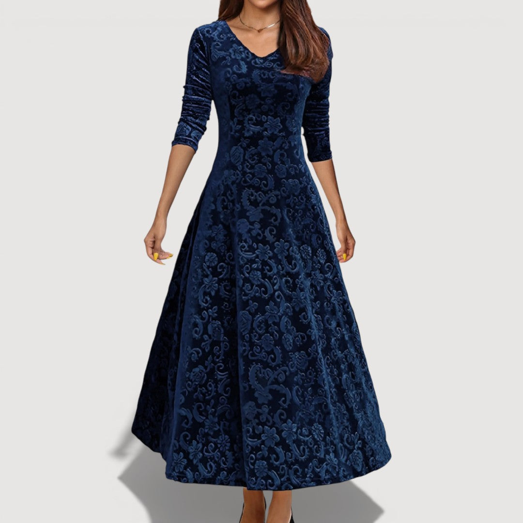 Orliya - Luxe Soft-Touch Evening Dress
