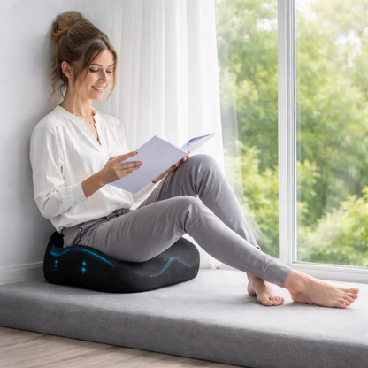 Ergonomisches Memory-Foam-Sitzkissen mit rutschfester Unterseite