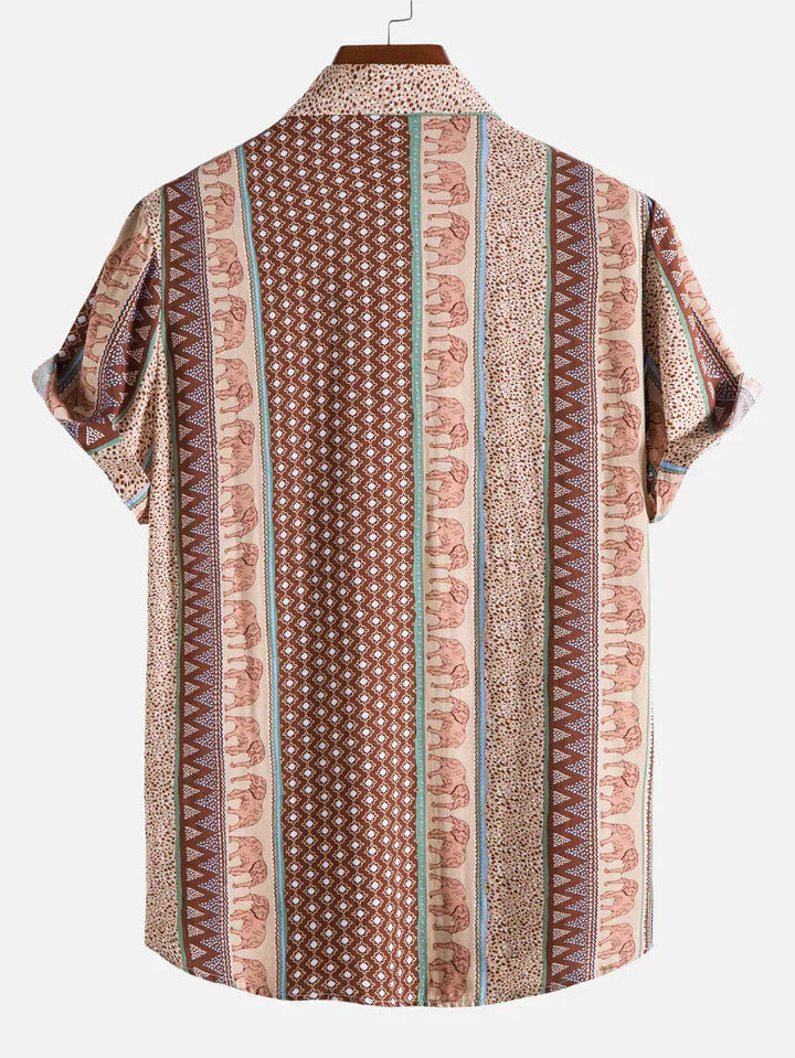 Oliver - Chemise manches courtes imprimé éléphant