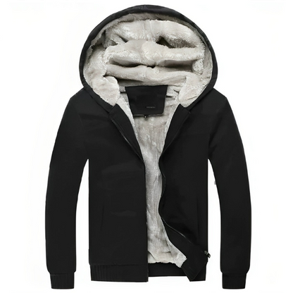 Herren Winterjacke – Kuschelige Kapuzenjacke