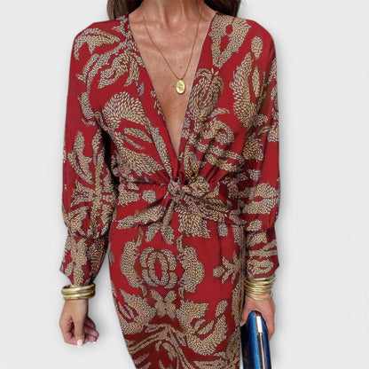 Oriana - Elegante vestito con maniche lunghe