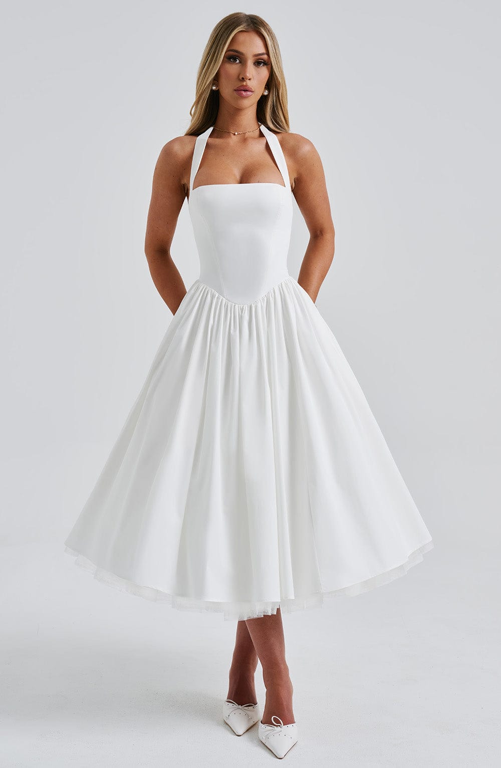 Verena Halter Midi Dress for Wedding Guests