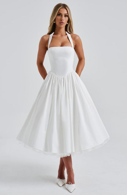 Verena Halter Midi Dress for Wedding Guests
