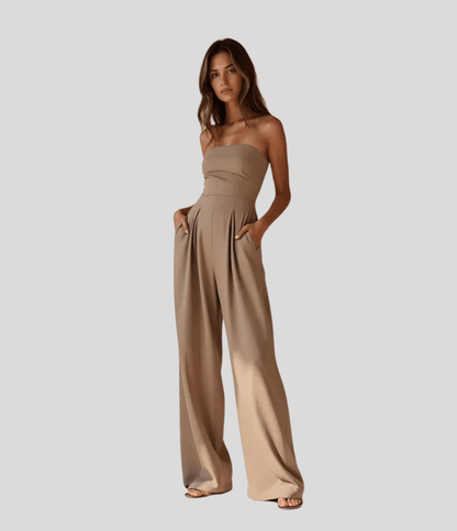 Nina - Backless Flared Jumpsuit