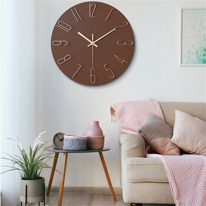 Pura | Moderne Wandklok – Strak Design met Stille Werking & Duidelijke Wijzerplaat