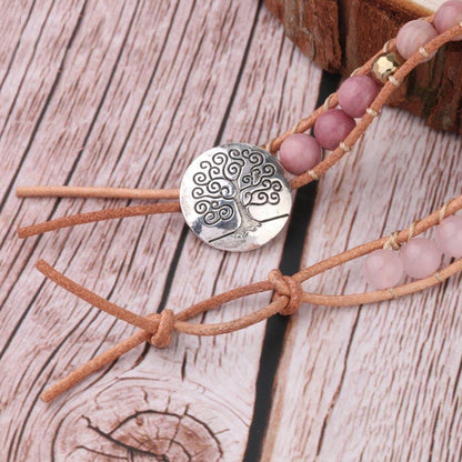 Gouden Rozenkwarts Armband - Amoria