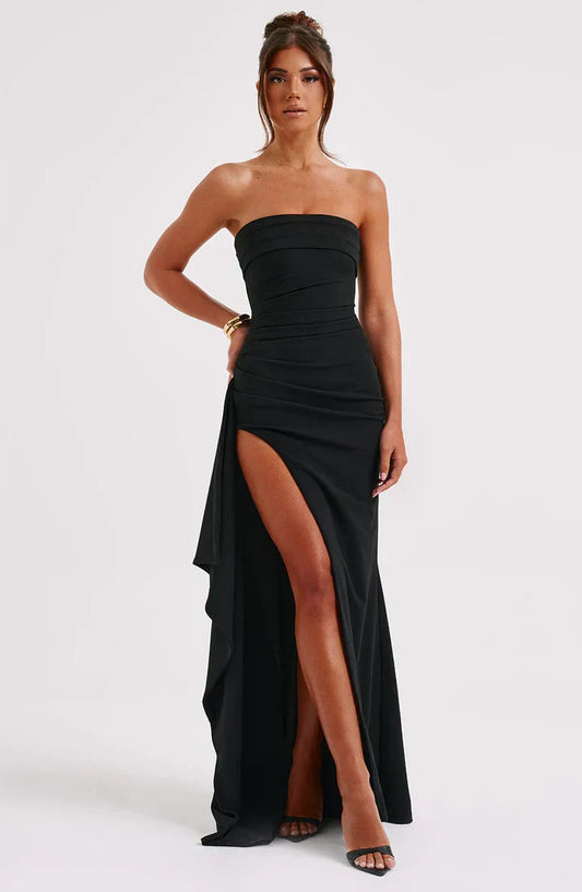 Flowy Off-the-Shoulder Maxi Dress