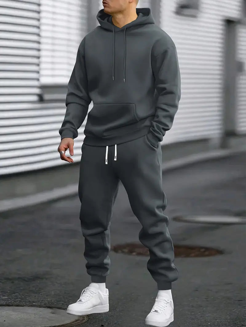 Matteo – Herren Trainingsanzug Set Mit Kapuze Jogger