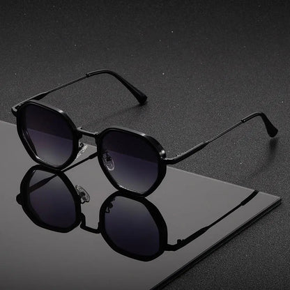 Velmora | Hexagonal Tortoise Shell UV400 Sunglasses